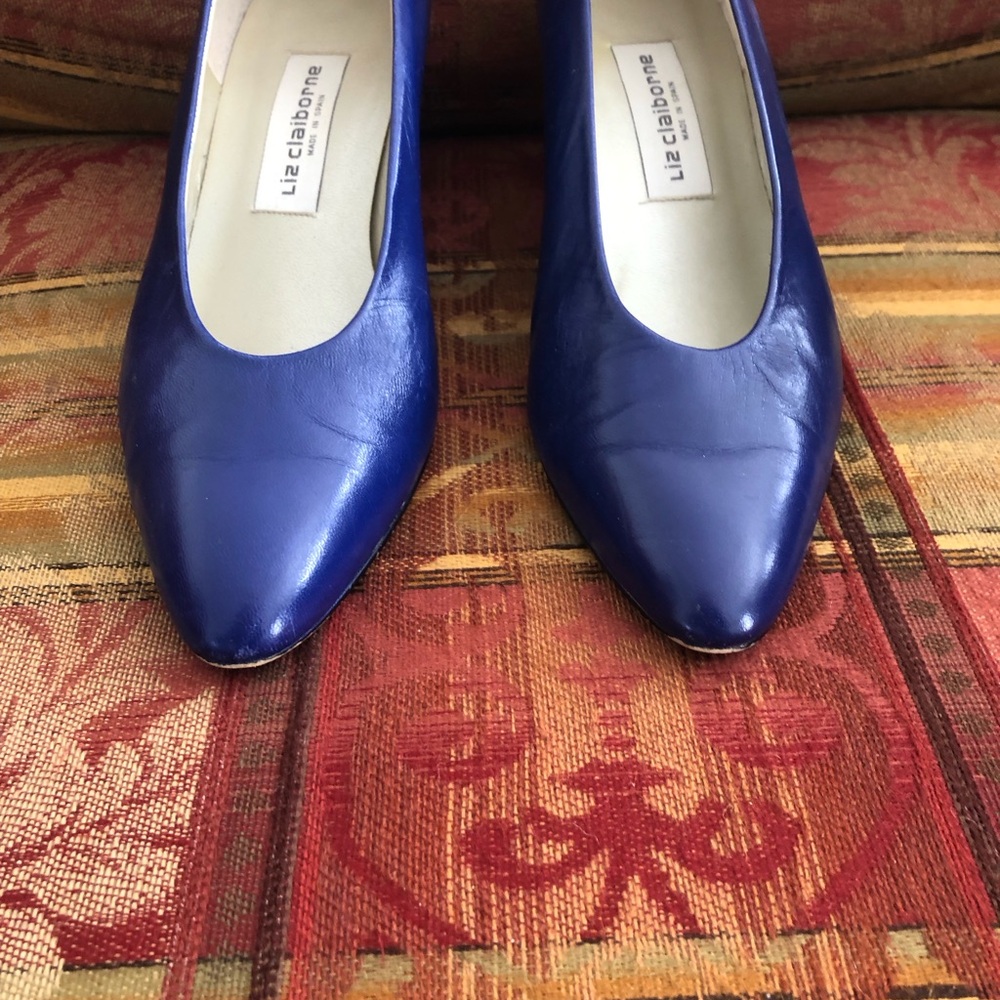 Liz Claiborne Vintage Royal Blue Heels